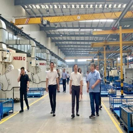 常熟市副市長李漢中參觀考察泰隆集團